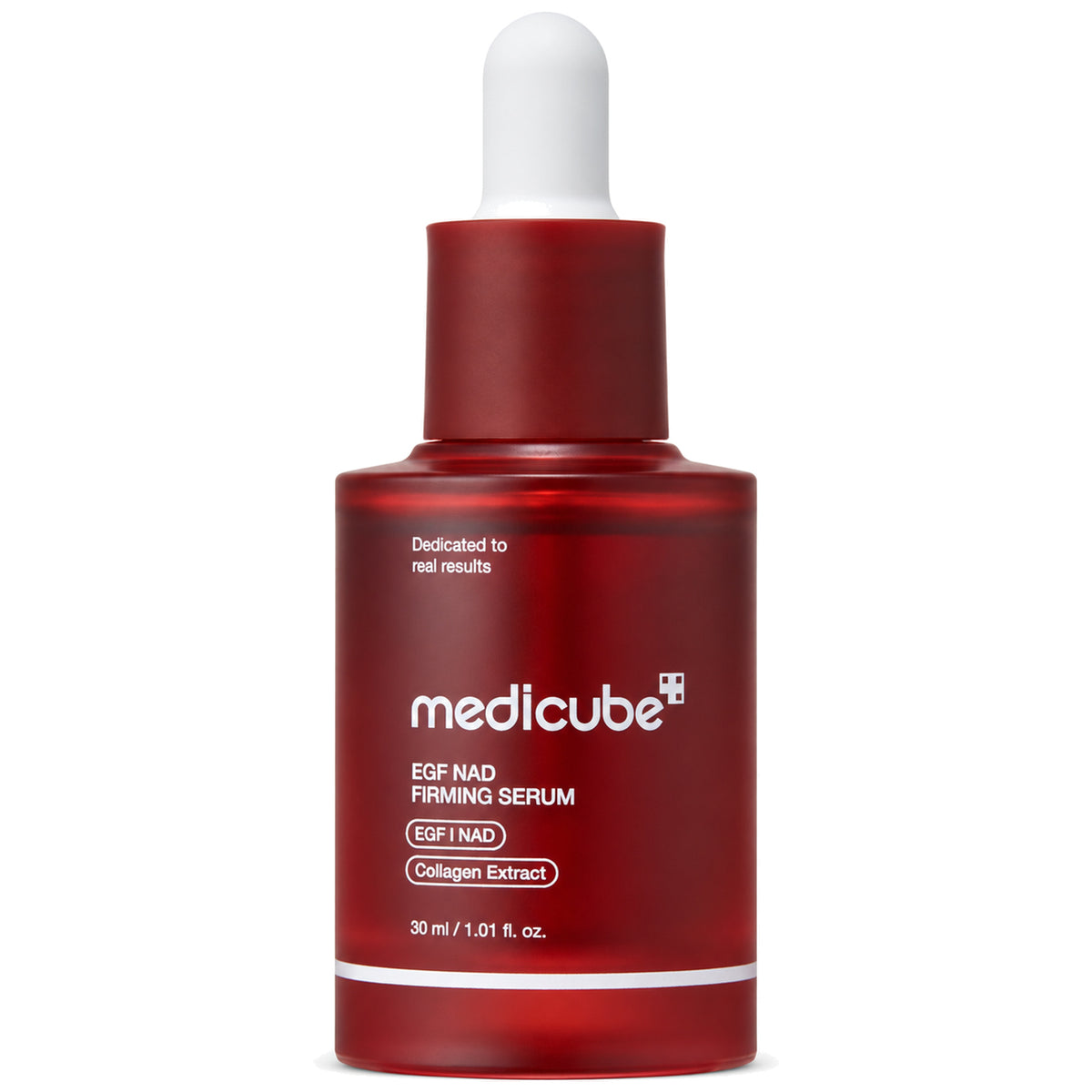 Medicube EGF NAD+ Firming Serum 30 ml sobre fondo blanco
