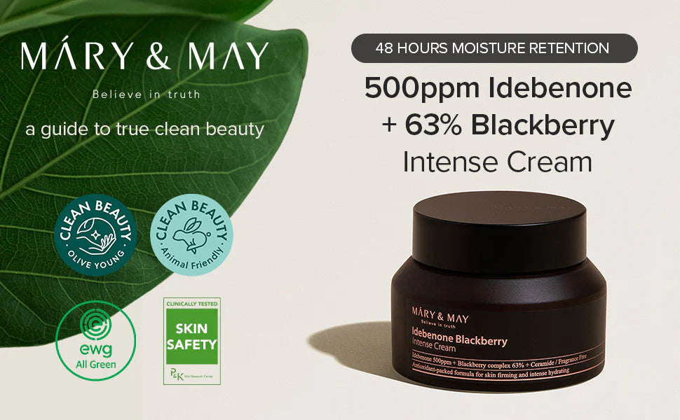 MARY & MAY | Idebenone Blackberry Intense Cream