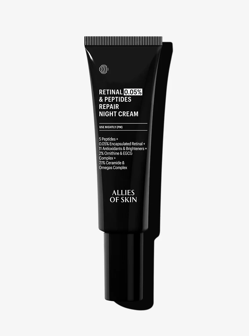 ALLIES OF SKIN | Retinal 0.05% & Peptides Repair Night Cream - 50ml