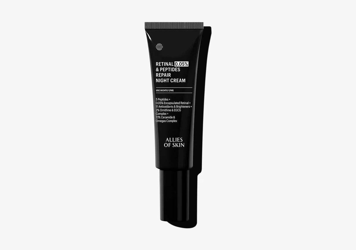 ALLIES OF SKIN | Retinal 0.05% & Peptides Repair Night Cream - 50ml - InternationalCosmetic