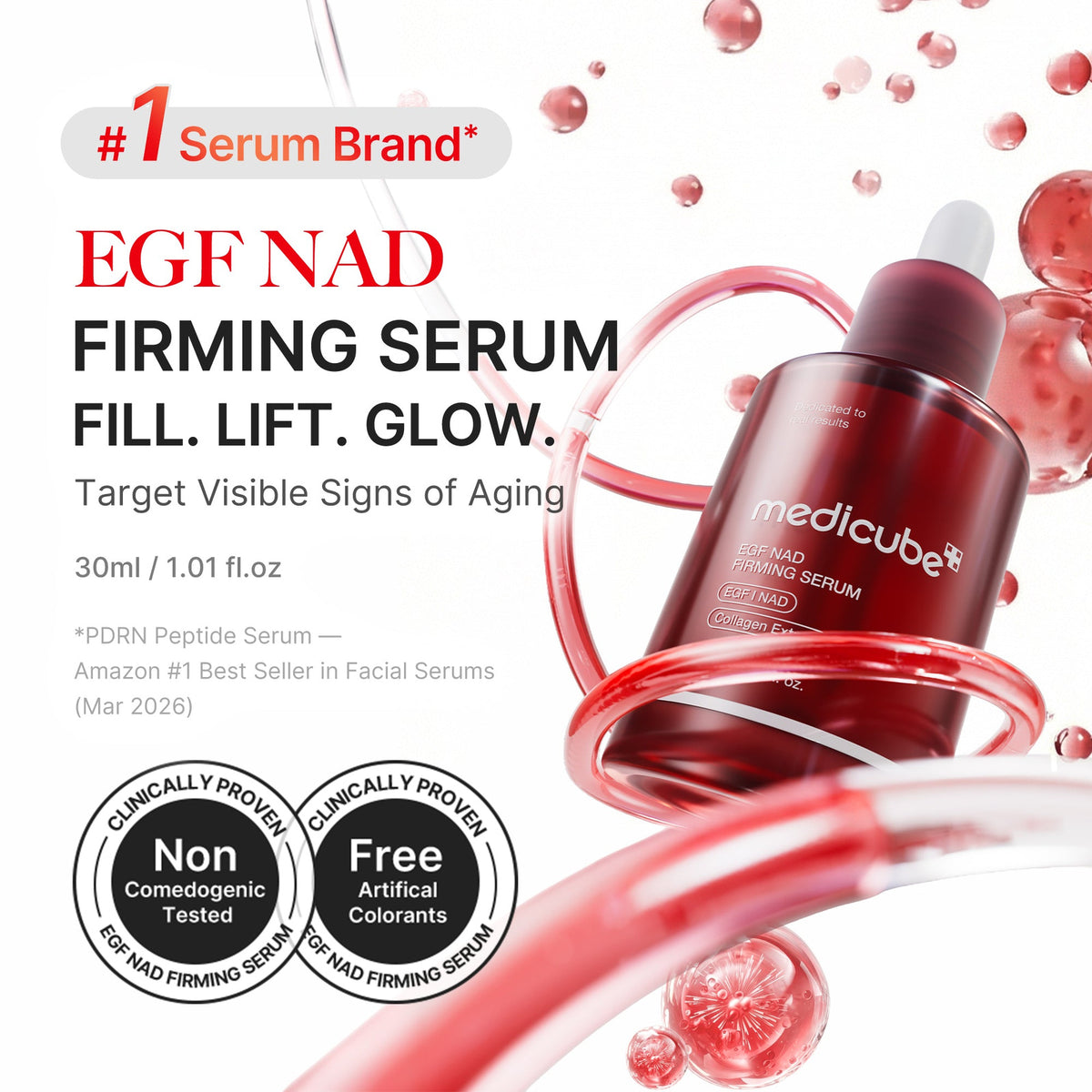 Medicube EGF NAD+ Firming Serum: firmeza, luminosidad y textura