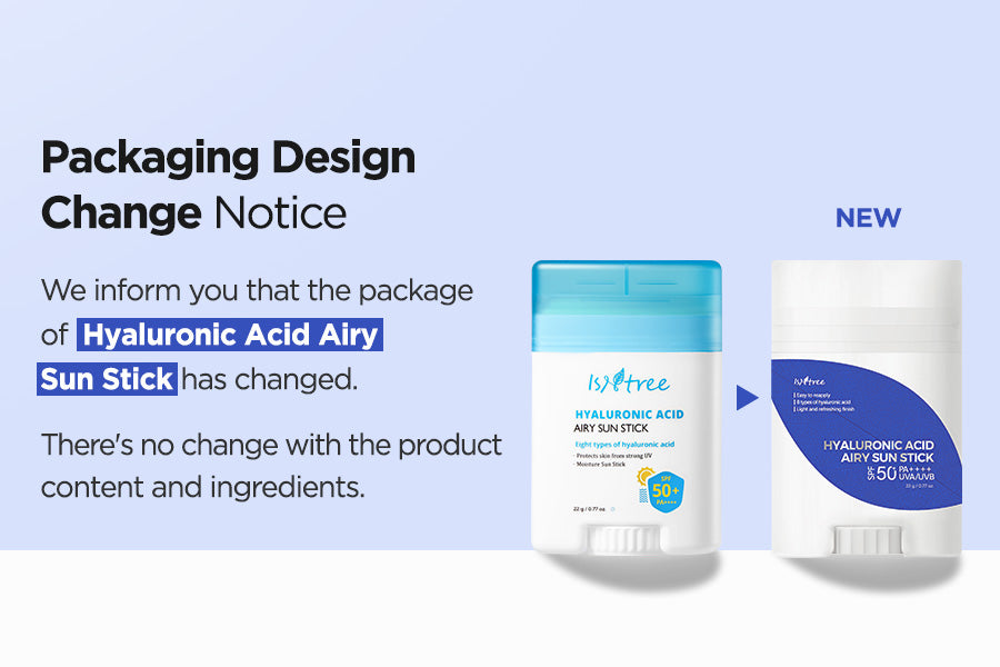 ISNTREE | Hyaluronic Acid Airy Sun Stick - 22ml