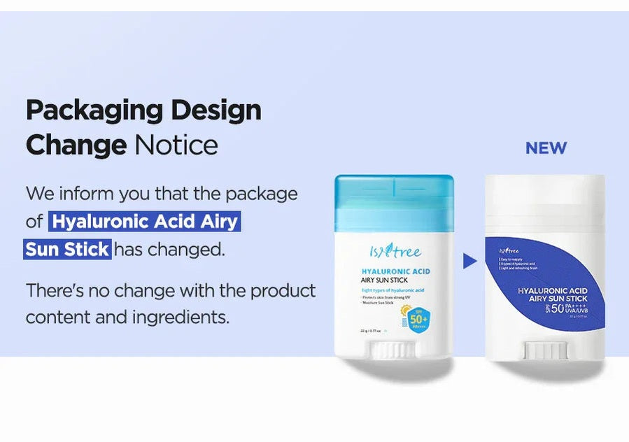 ISNTREE | Hyaluronic Acid Airy Sun Stick - 22ml - InternationalCosmetic