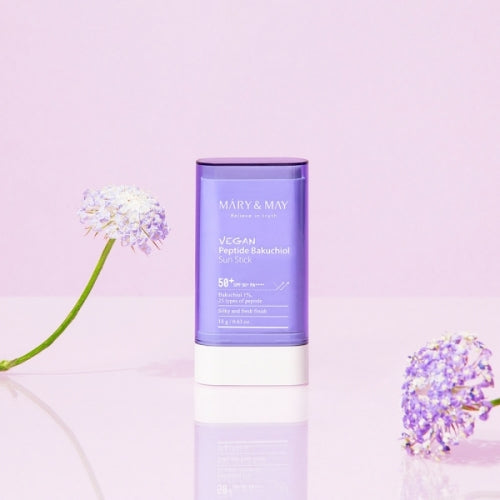MARY & MAY | Vegan Peptide Backuchiol Sun Stick SPF50 + -18 gr