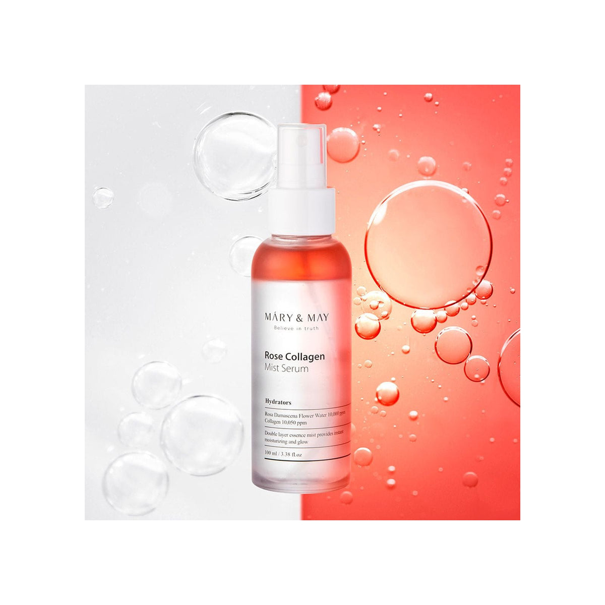 MARY & MAY | Rose Collagen Mist Serum - 100ml