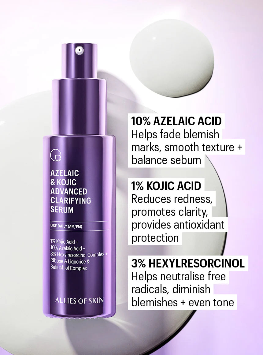 ALLIES OF SKIN | Azelaic & Kojic Advanced Clarifying Serum - 30ml