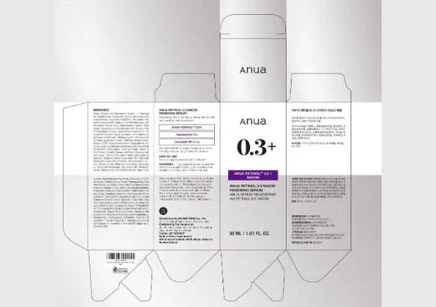 ANUA | Nano Retinol 0.3% + Niacin Renewing Serum - 30ml - InternationalCosmetic