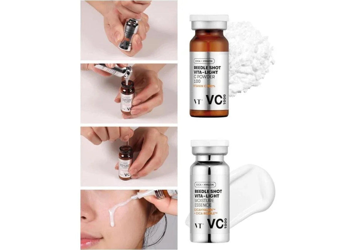 VT COSMETICS | Reedle Shot Vita-Light Toning Essence VC1000 - 30ml - InternationalCosmetic