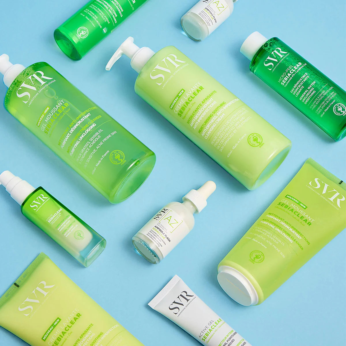 SVR | Active Gel Sebiaclear + Gel Moussant Sebiaclear - 40ml