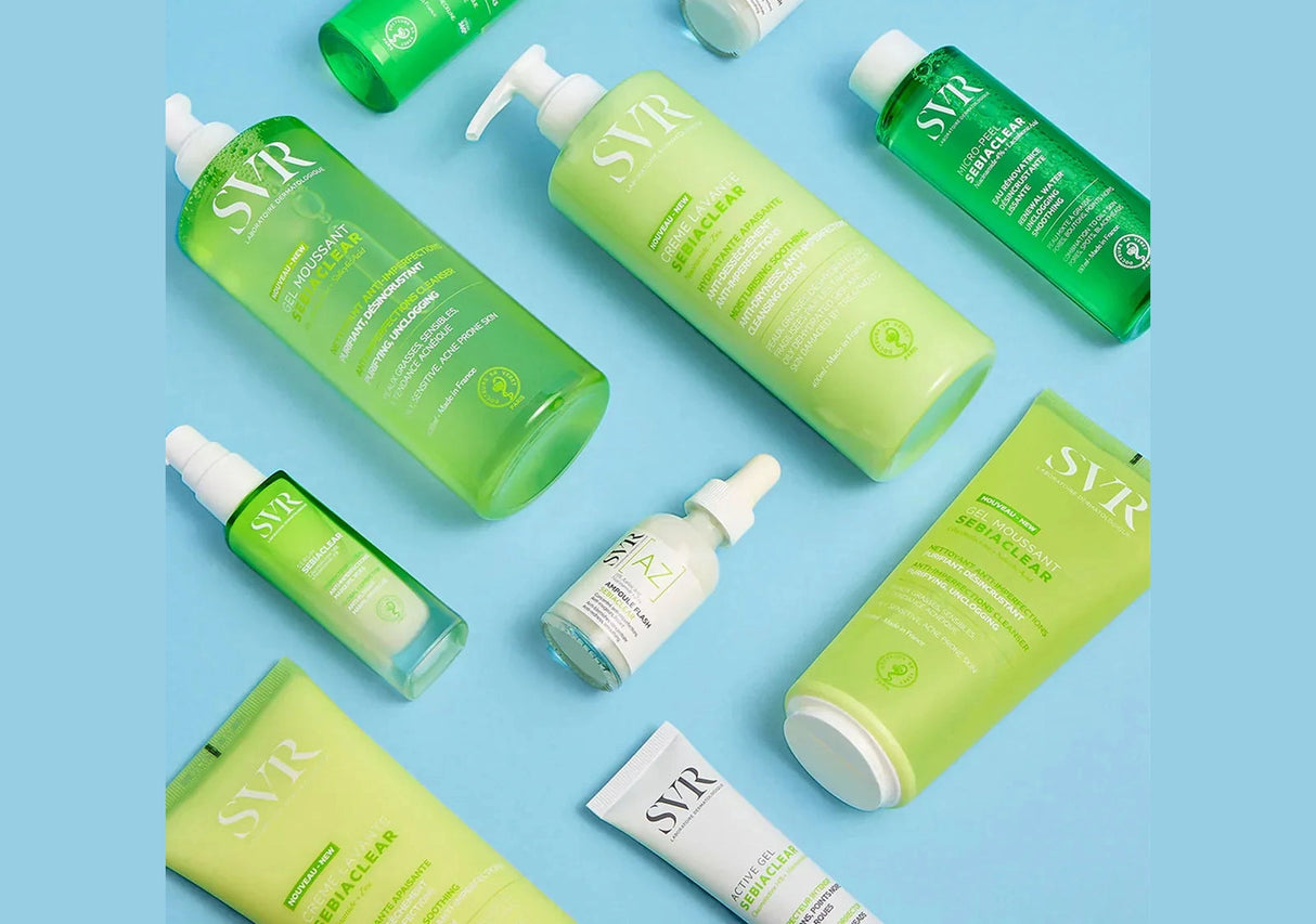 SVR | Active Gel Sebiaclear + Gel Moussant Sebiaclear - 40ml