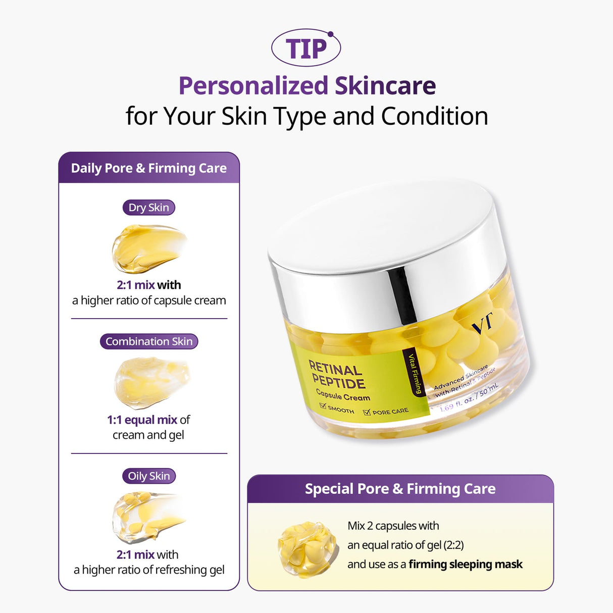 VT COSMETICS | Retinal Peptide Capsule Cream - 50ml
