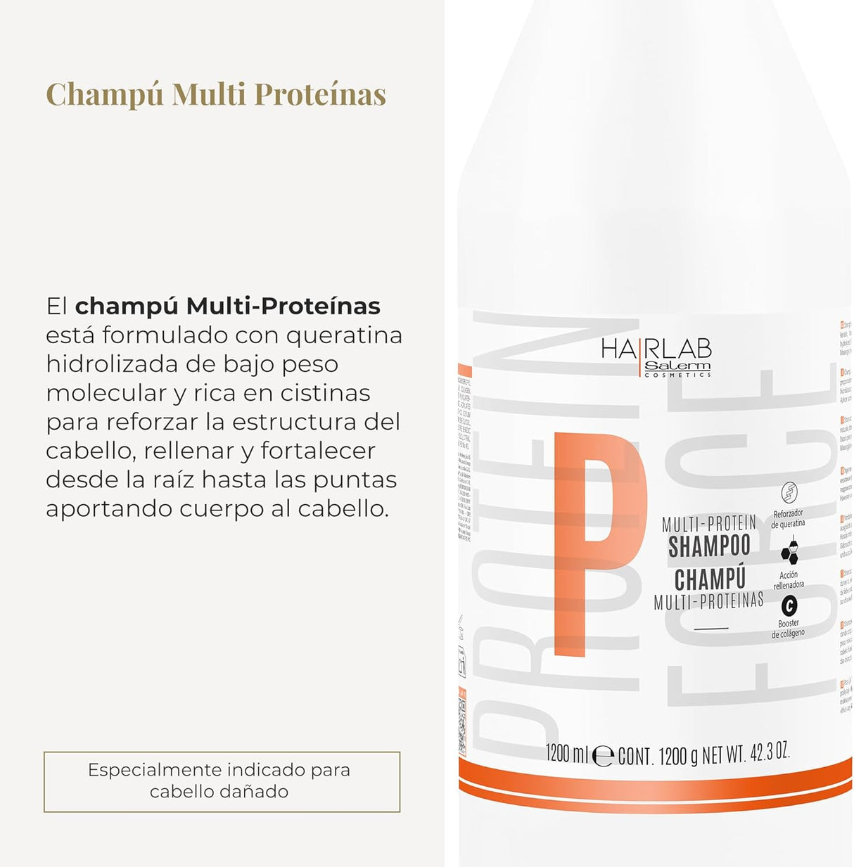 SALERM | Protein Force Champú Multi Proteínas - 100ml