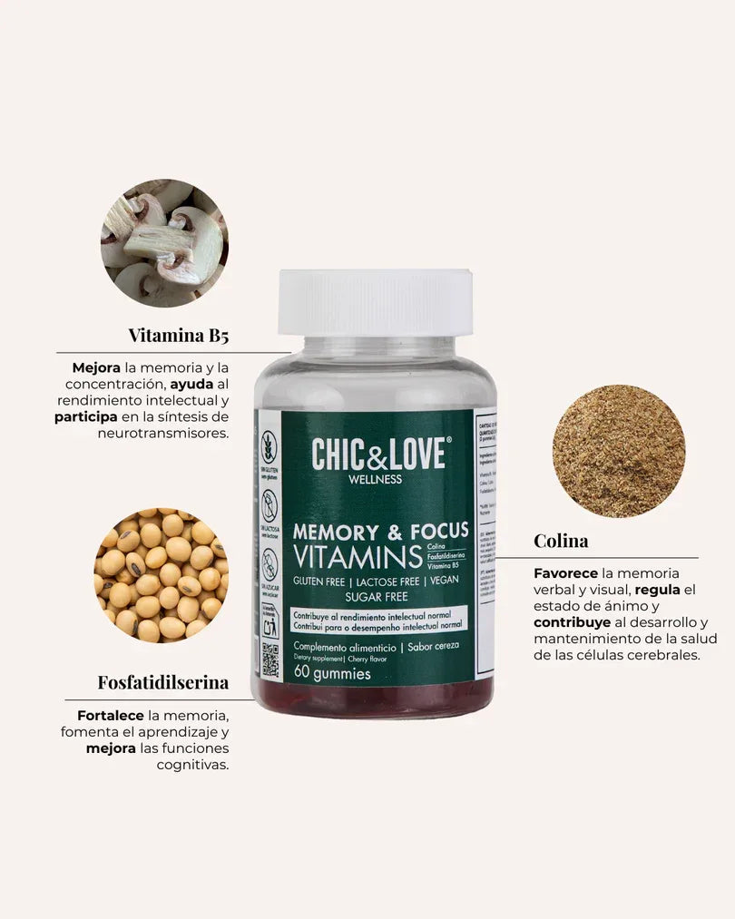CHIC & LOVE | Memory & Focus Gummies - InternationalCosmetic