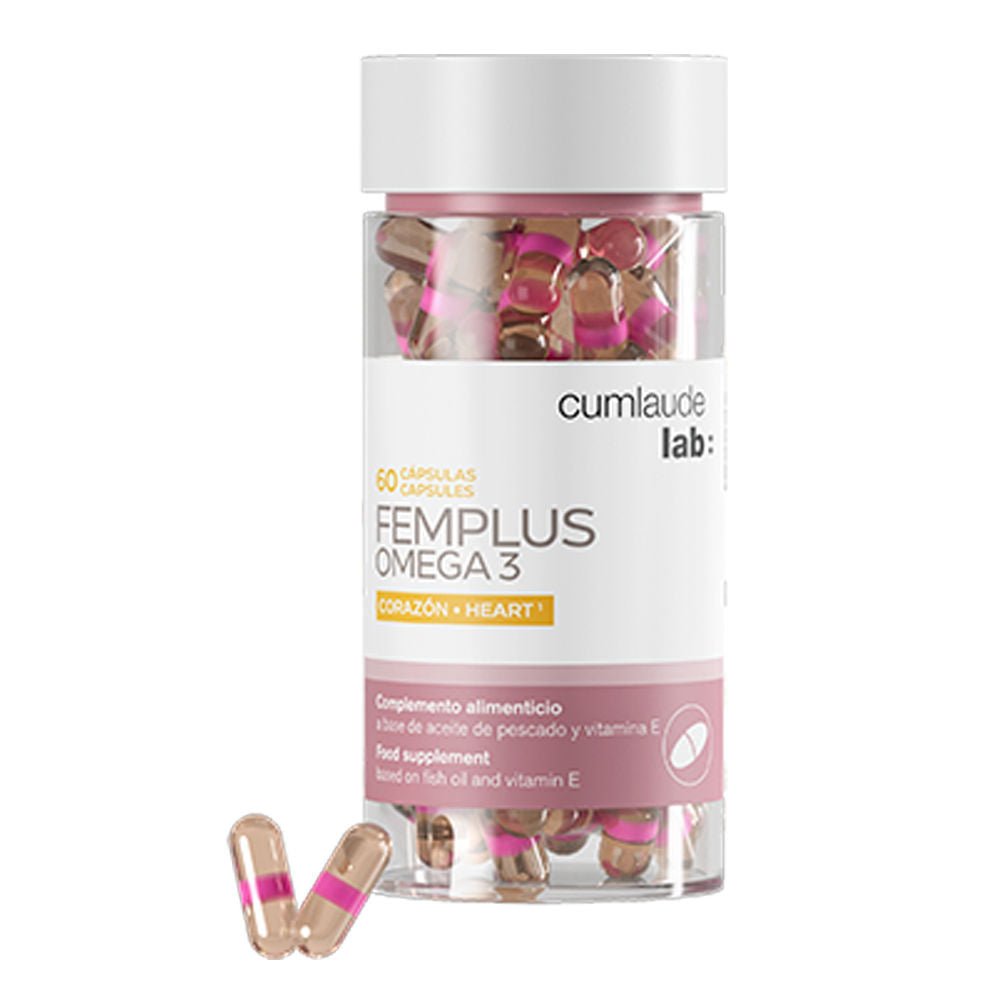 Cumlaude FemPlus Omega 3 producto principal fondo blanco