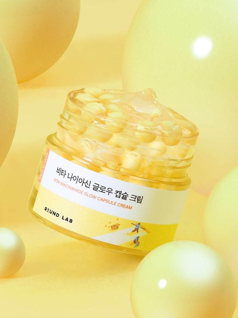 ROUND LAB | Vita Niacinamide Glow Capsule Cream - 50ml - InternationalCosmetic