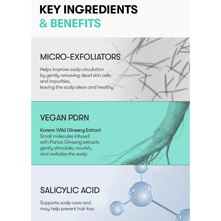 VT COSMETICS | PDRN Reedle Shot Scalp Shampoo - 200ml