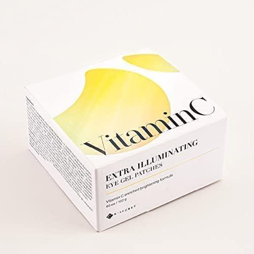 K-SECRET | Vitamin C Extra Illuminating Eye Gel Patches (60 pcs) - 102gr - InternationalCosmetic