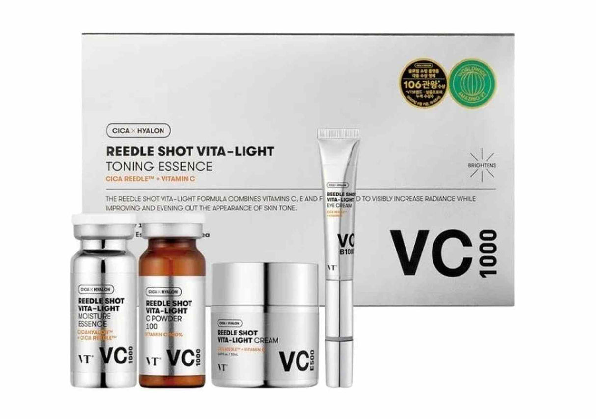 VT COSMETICS | Reedle Shot Vita-Light Toning Essence VC1000 - 30ml - InternationalCosmetic
