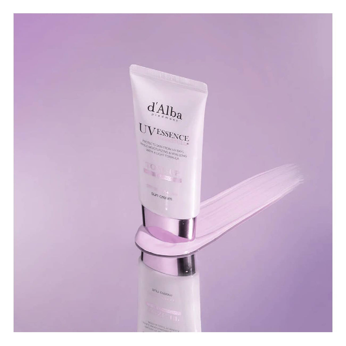D'ALBA | UV Essence Waterfull Tone-Up Purple Correcting Sun Cream SPF50+ PA++++ Purple - 50 ml