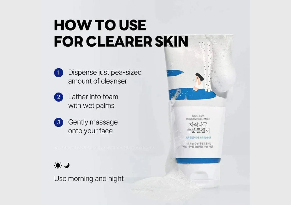 ROUND LAB | Birch Juice Moisturizing Cleanser - 150 ml