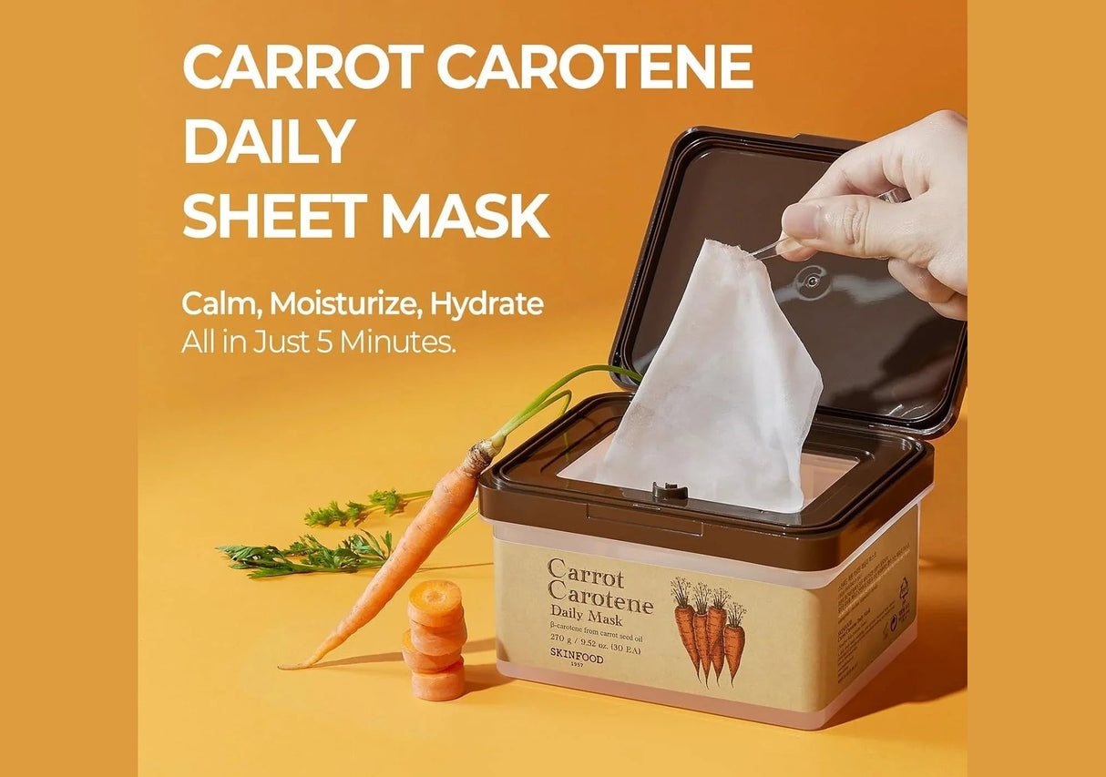 SKINFOOD | Carrot Carotene Daily Mask - 30ud