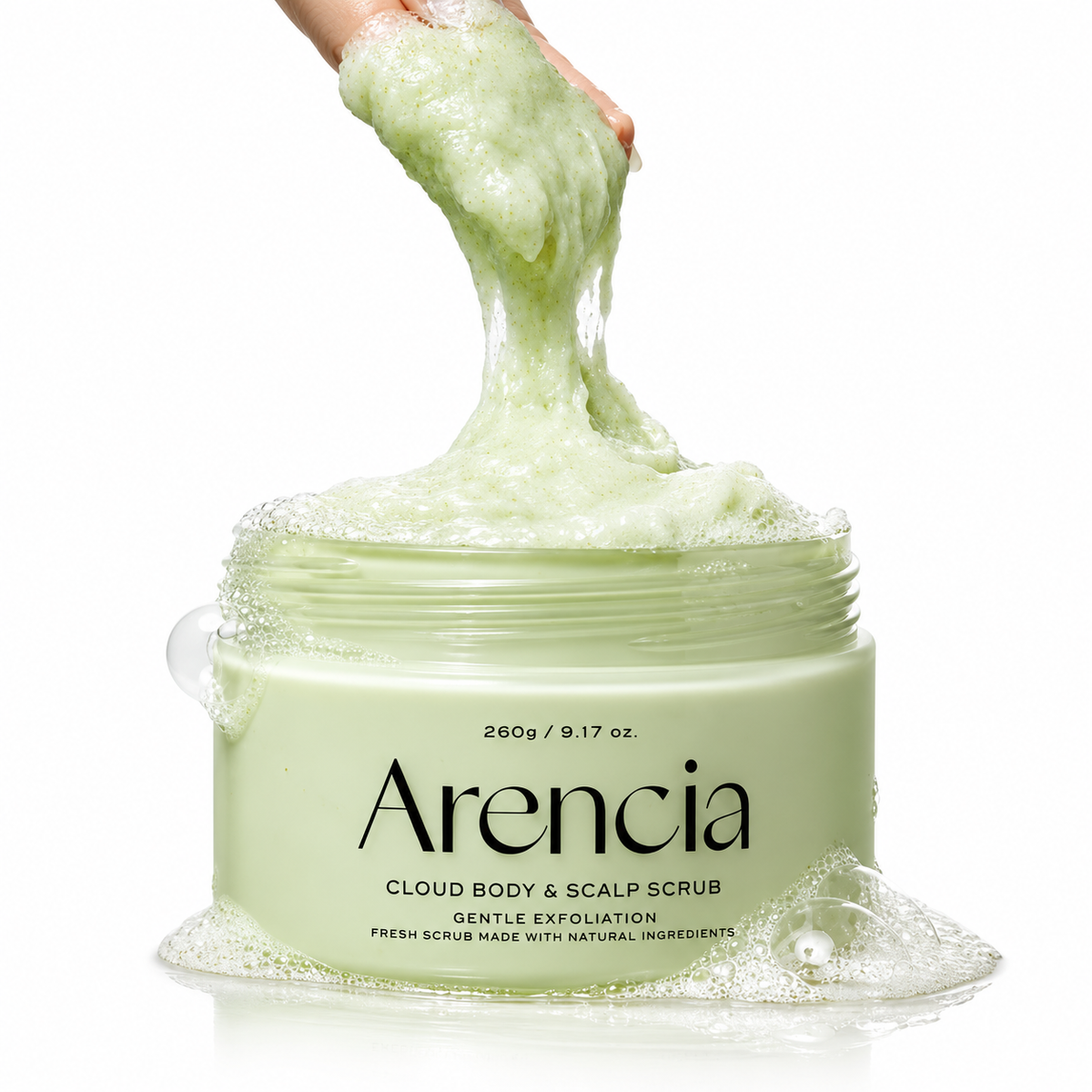 ARENCIA | Fresh Cloud Body & Scalp Scrub - 260g