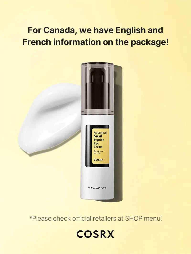 COSRX | Advanced Snail Peptide Eye Cream - 25ml