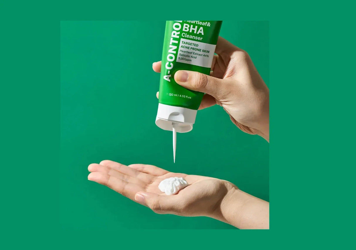 NINE LESS | A-Control Heartleaf & BHA Cleanser - InternationalCosmetic