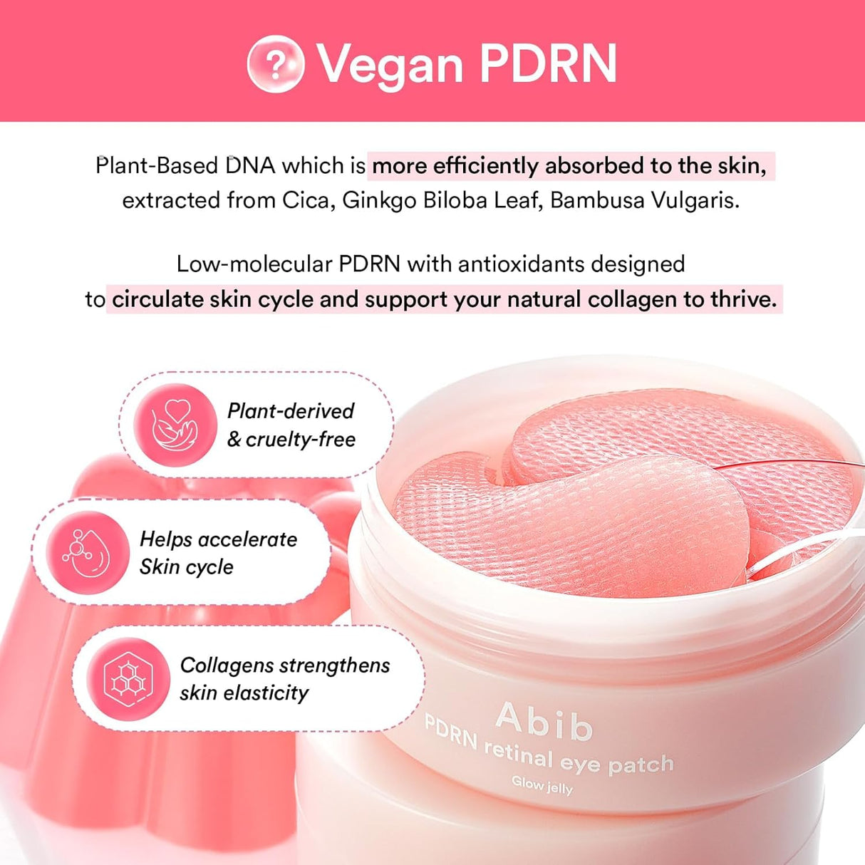 ABIB | PDRN Retinal Eye Patch Glow Jelly - 60ud