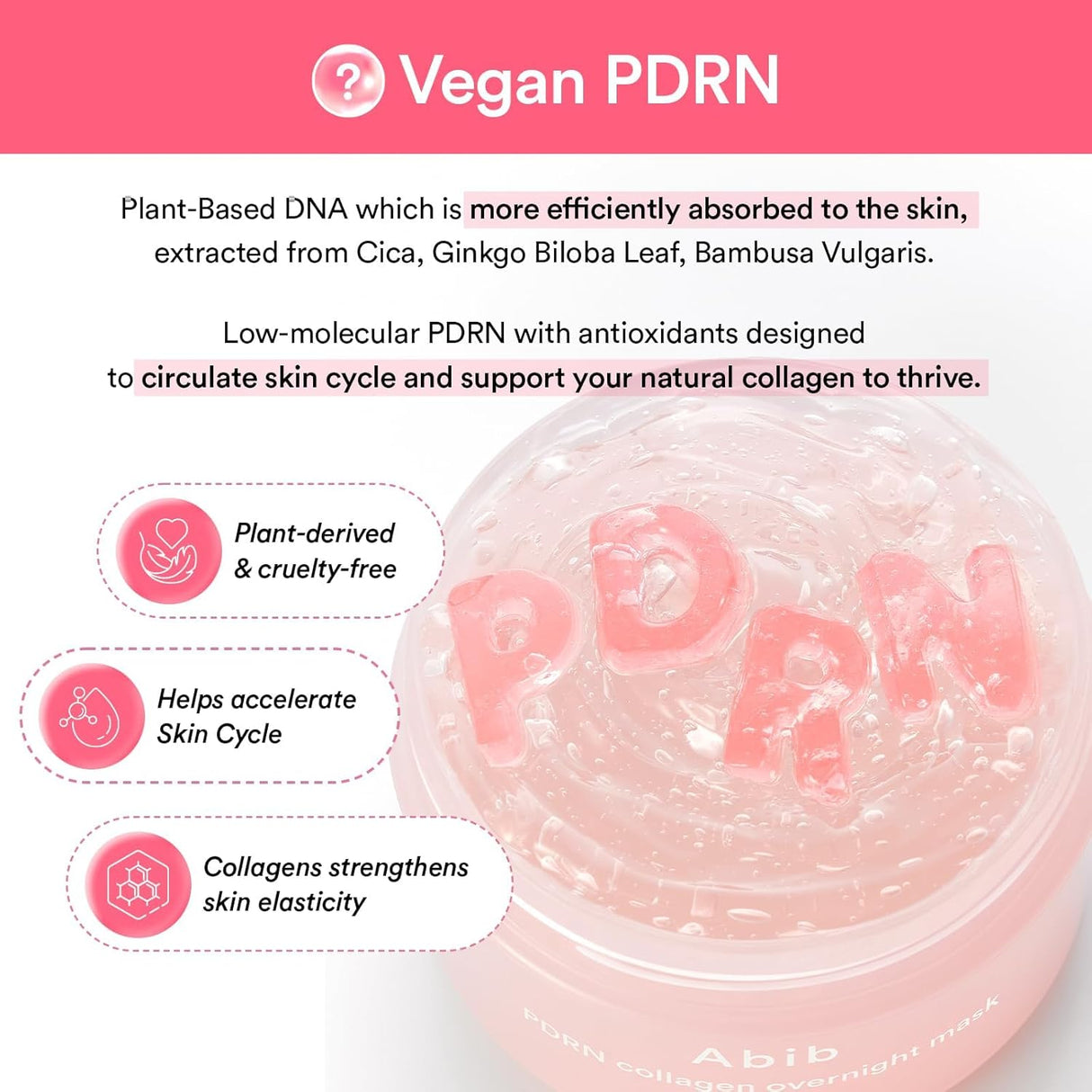 ABIB | PDRN Collagen Overnight Mask Firming Jelly - 80ml
