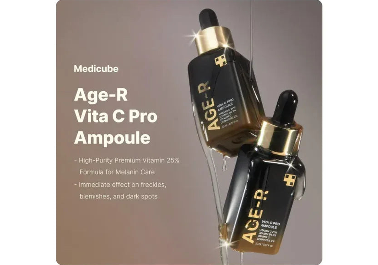 MEDICUBE | AGE-R Vita C Pro Ampoule - 20 ml - InternationalCosmetic