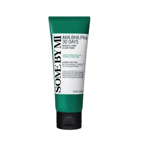 SOME BY MI | AHA BHA PHA 30 Days Miracle Acne Clear Foam - 100ml - InternationalCosmetic