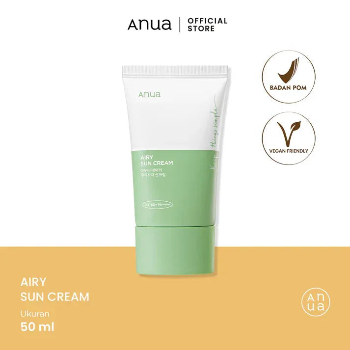 ANUA | Airy Sun Cream- 50ml - InternationalCosmetic