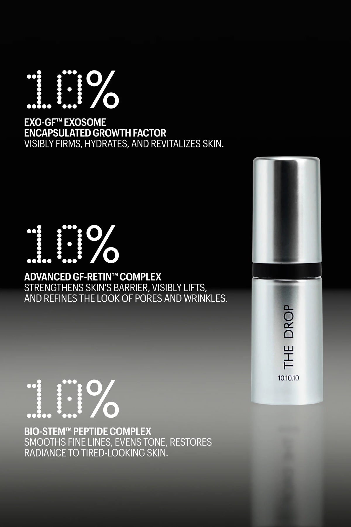 ALLIES OF SKIN | The Lab Drop 10/10/10 Multi GF Exo Advanced Recovery Ampoules - 30 x 3ml