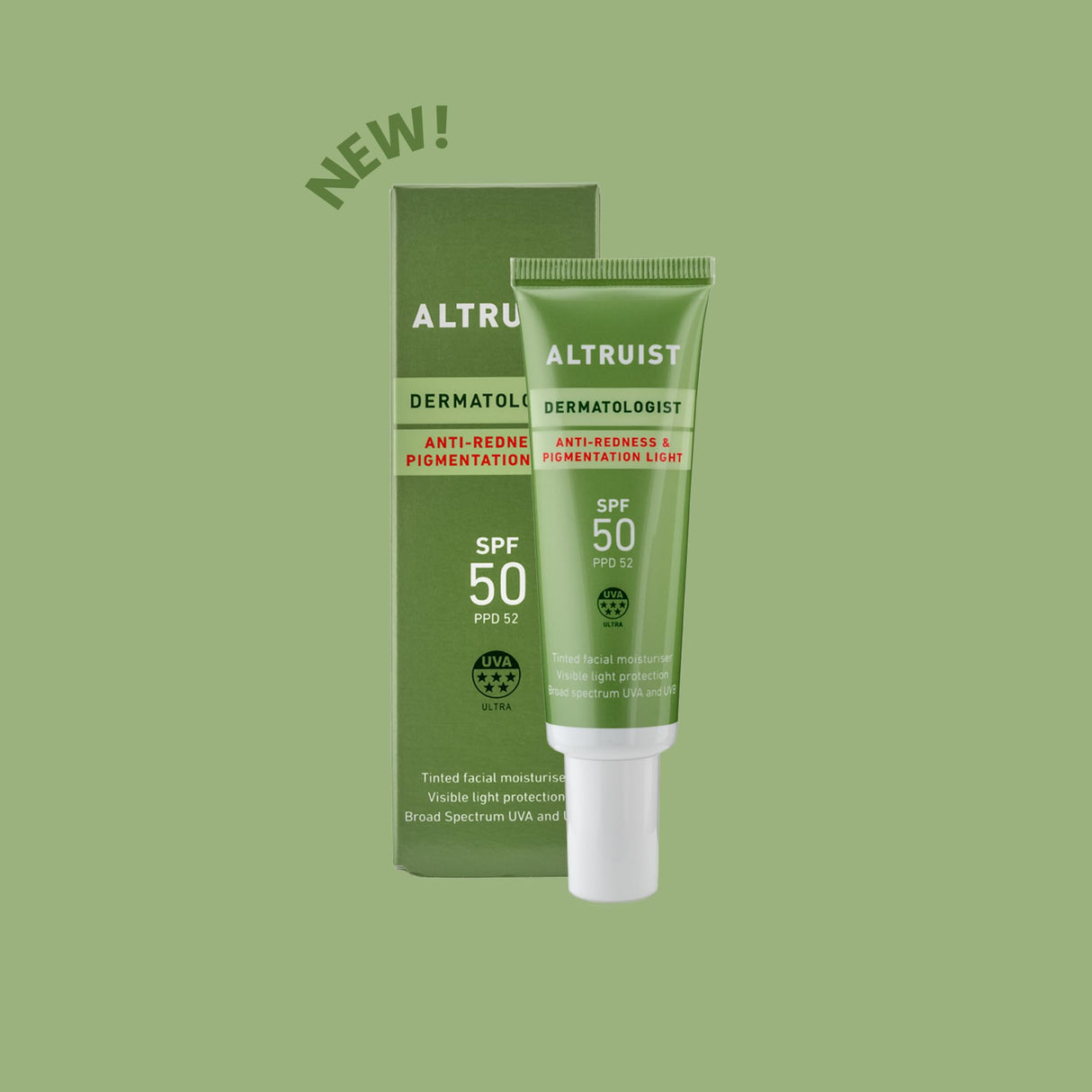 ALTRUIST | Anti-Redness & Pigmentation Light SPF50 - 30ml