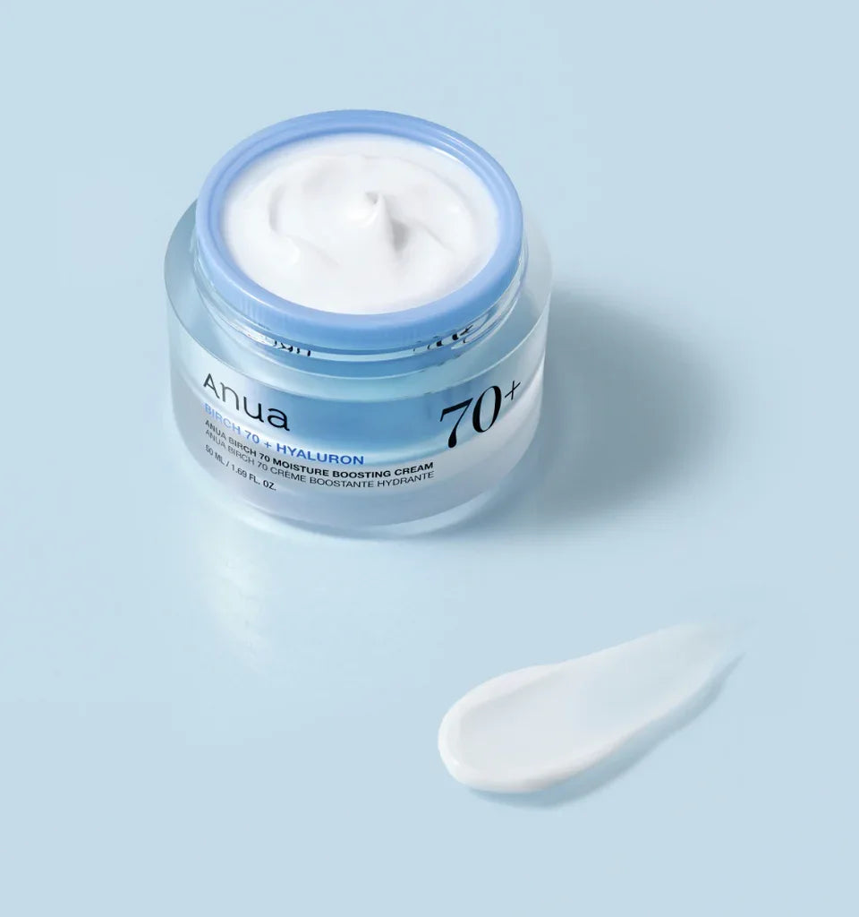 ANUA | Birch 70 + Hyaluron Moisture Boosting Cream - 50ml - InternationalCosmetic