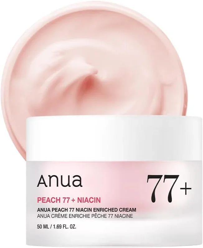 ANUA | Peach 77 + Niacin Enriched Cream- 50ml - InternationalCosmetic