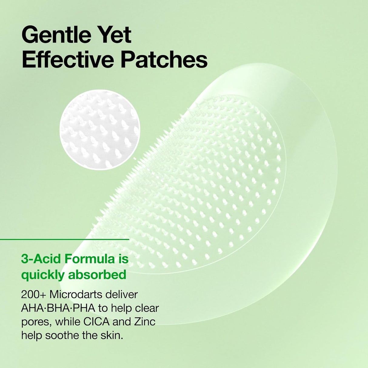 ANUA | Triple Acid Spot Care Microdart Patch 12 uds