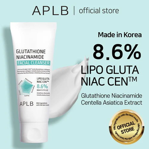 APLB | Glutathione Niacinamide Facial Cleanser - 80ml