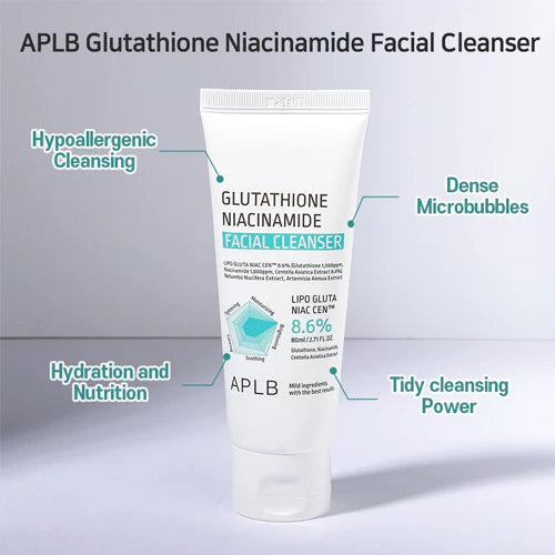 APLB | Glutathione Niacinamide Facial Cleanser - 80ml