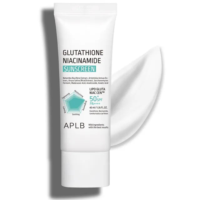 APLB | Glutathione Niacinamide Sunscreen SPF50+ - 40ml