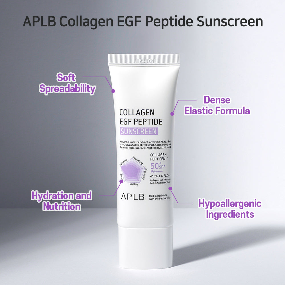 APLB | Collagen EGF Peptide Sunscreen SPF50+ - 40ml