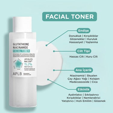 APLB | Glutathione Niacinamide Facial Toner - 160ml