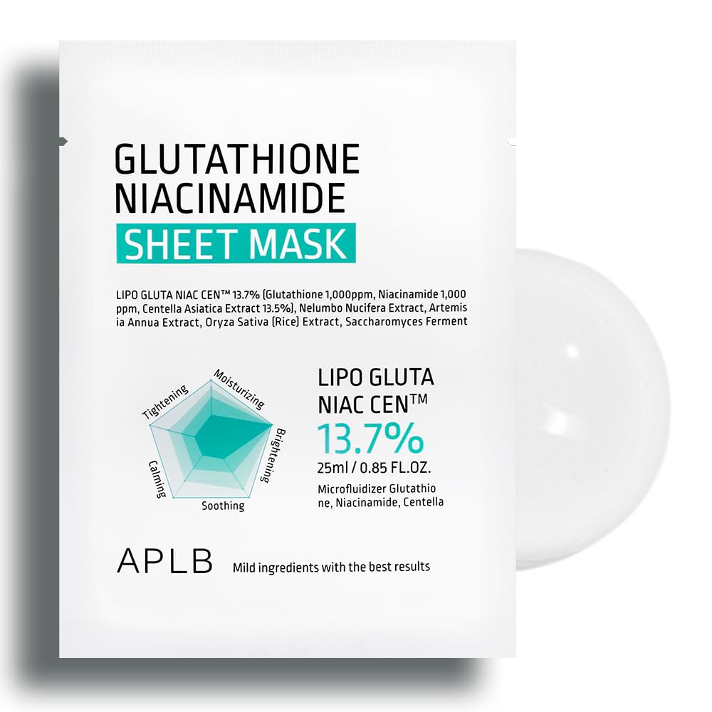 APLB | Glutathione Niacinamide Sheet Mask - 1ud