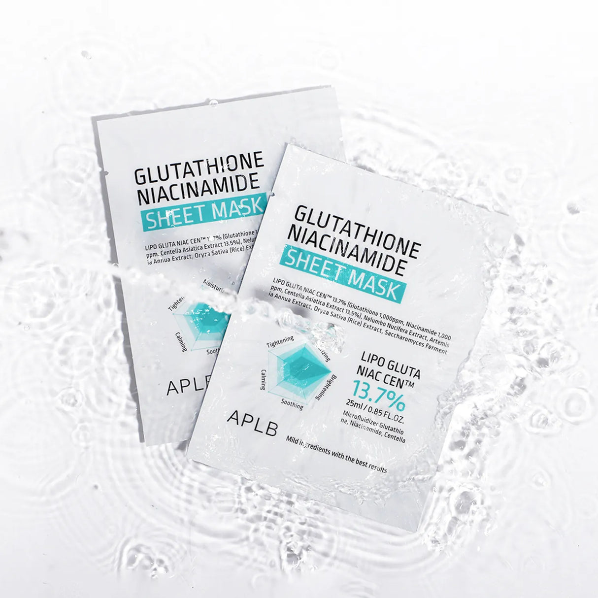 APLB | Glutathione Niacinamide Sheet Mask - 1ud