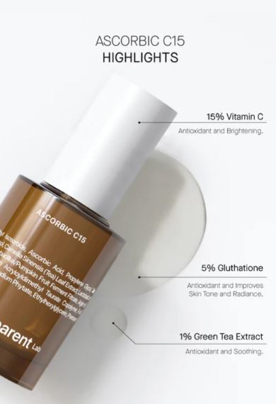 TRANSPARENT LAB | Ascorbic C15™ - 30ml