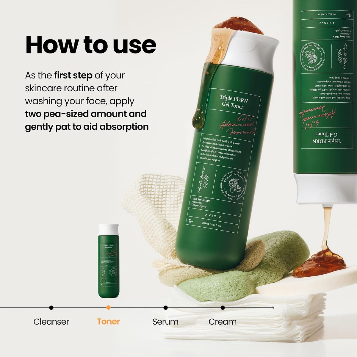 AXIS-Y | Triple PDRN Gel Toner - 270ml