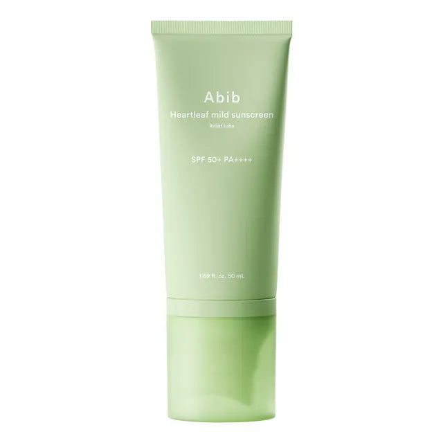 ABIB | Heartleaf Mild Sunscreen Relief Tube SPF50+ - 50ml