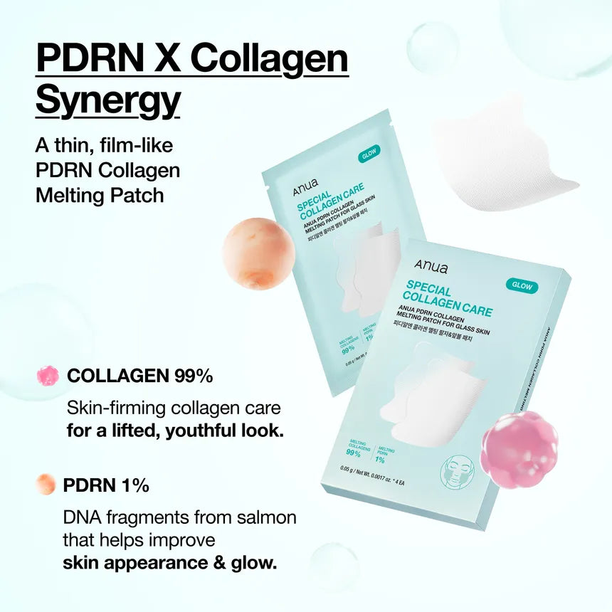 ANUA | PDRN Collagen Melting Patch For Glass Skin - 4ud