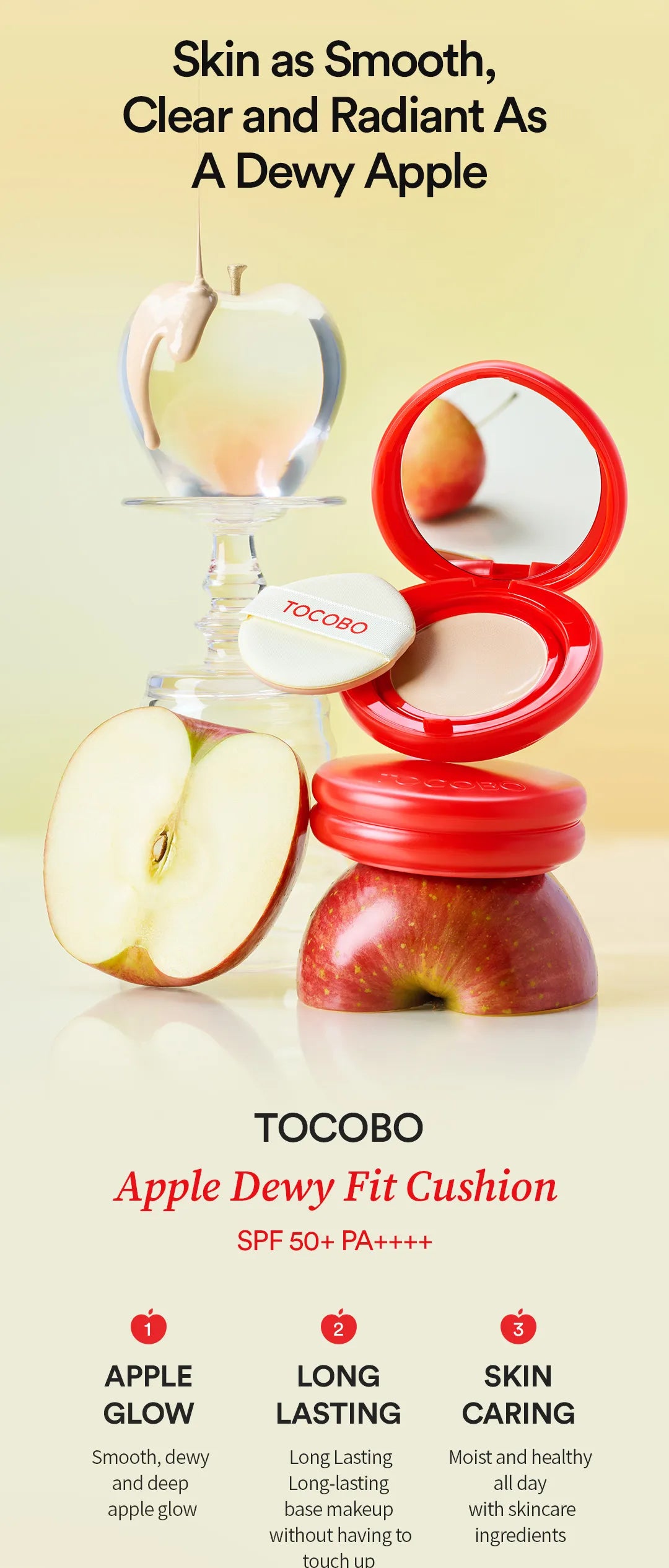 Apple Dewy Fit Cushion SPF50+ PA++++
